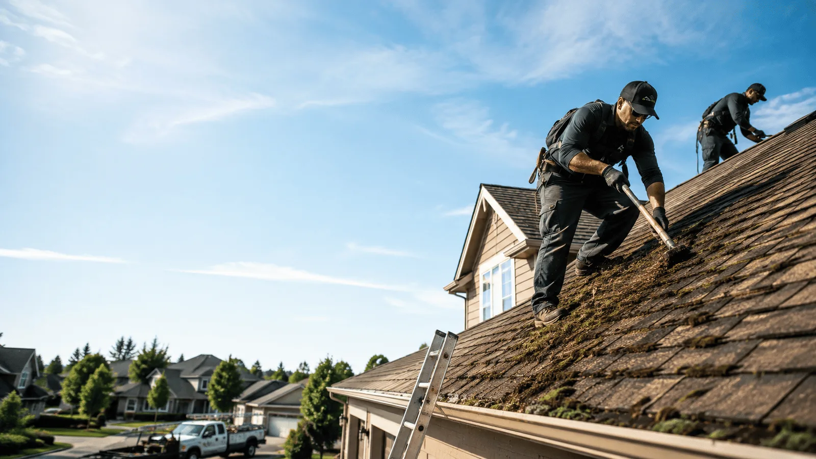 Roof Moss Removal in Algonquin, IL near me